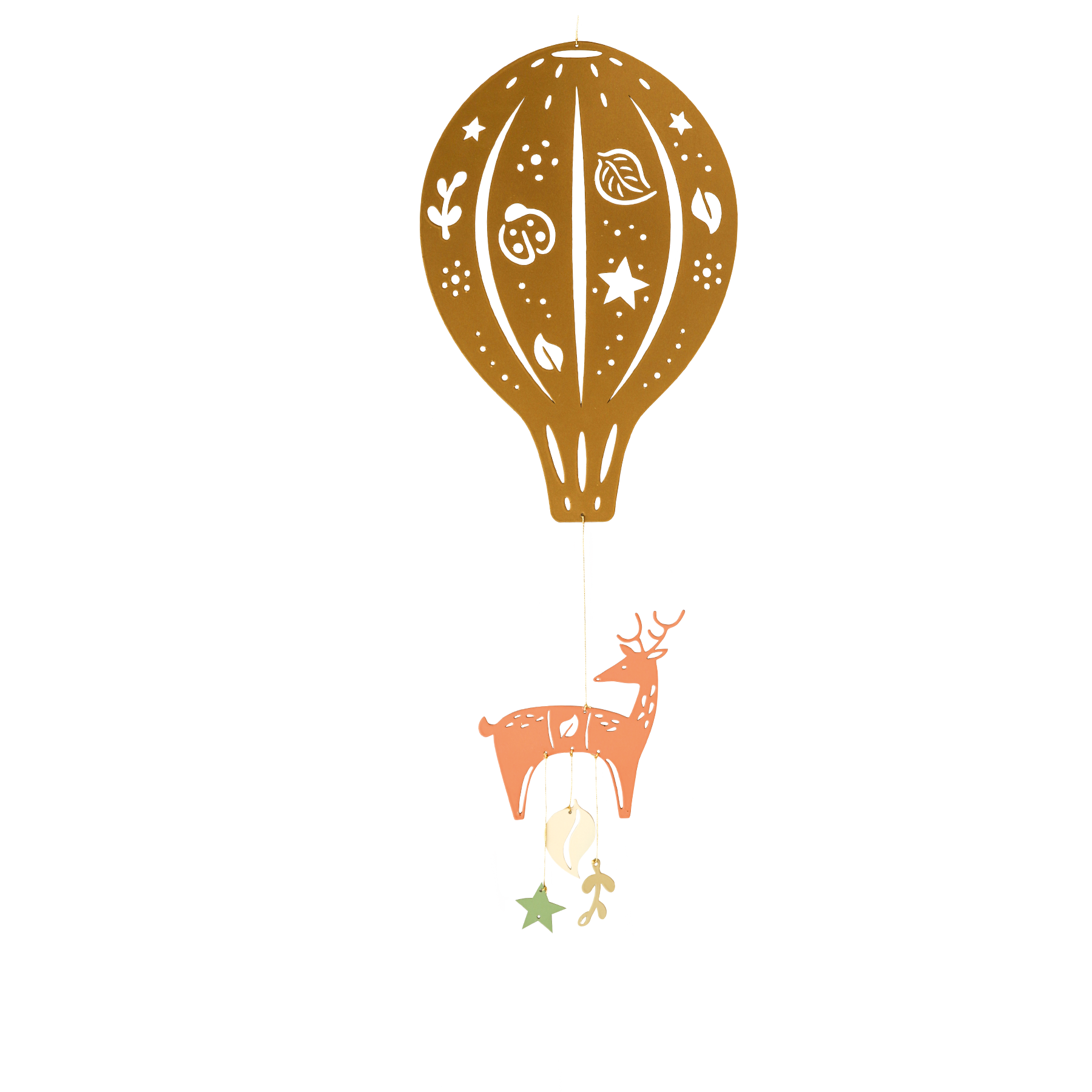 Mobile montgolfière daim dore L'Oiseau Bateau