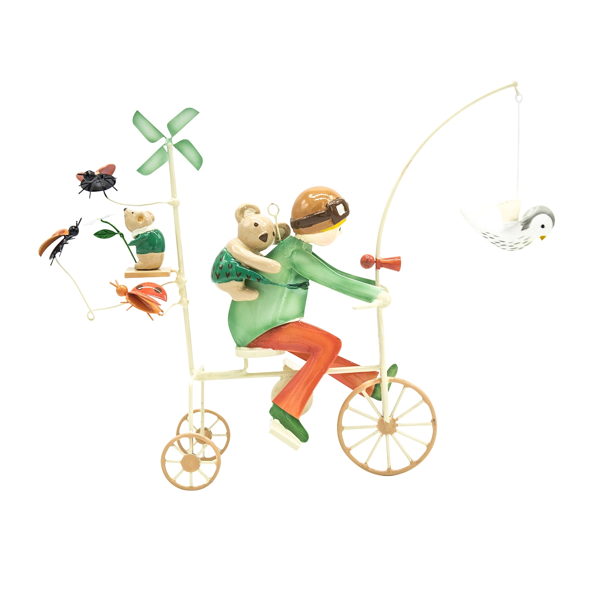 Mobile Triplette chouette & koala sable L'Oiseau Bateau