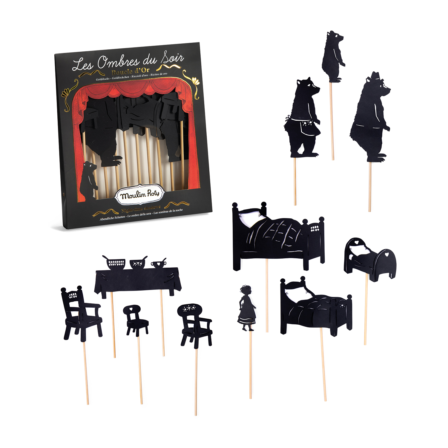 Ombres du soir Boucle d'Or Les petites Merveilles Moulin Roty