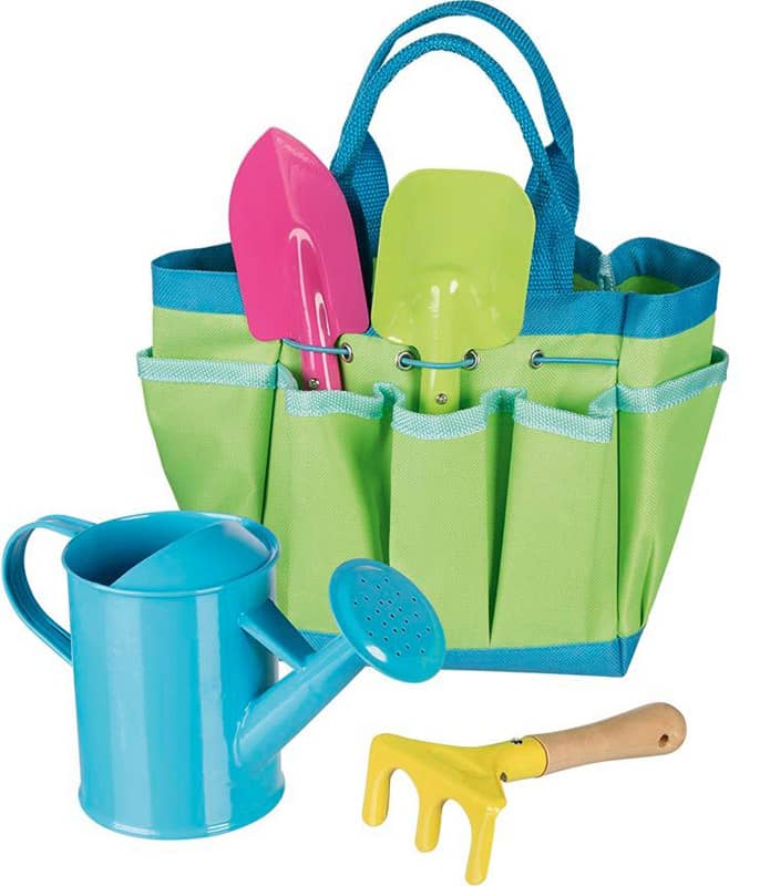 Outil de jardin enfant avec sac Goki