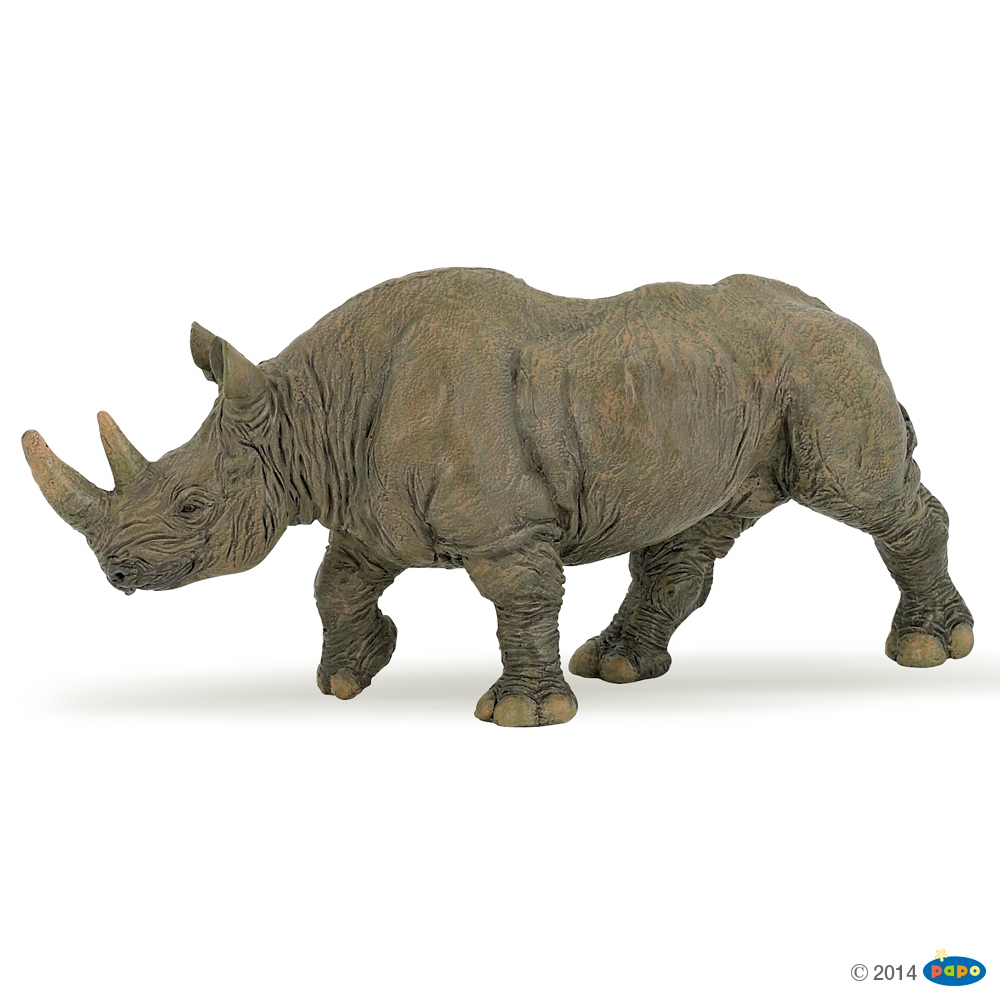 Figurine Rhinoceros noir Papo