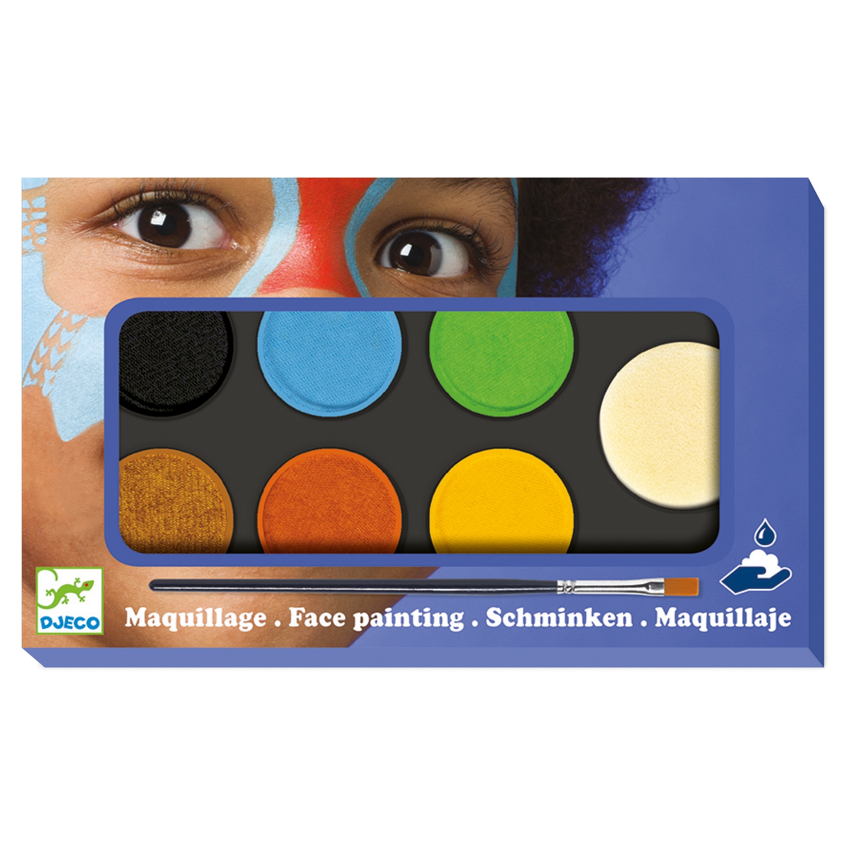 Palette de maquillage 6 couleurs Djeco