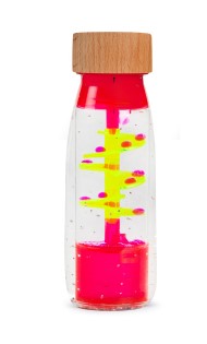 Bouteille sensorielle Move Spirale rose Petit Boum