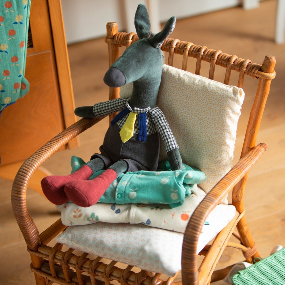 Peluche Anatole l'âne Pomme des bois Moulin Roty