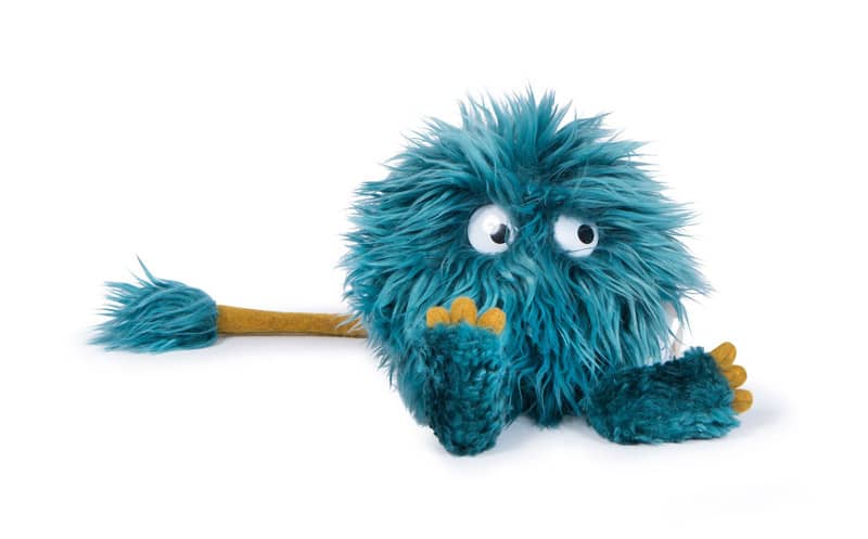 Peluche bleue Choukette Les Schmouks Moulin Roty