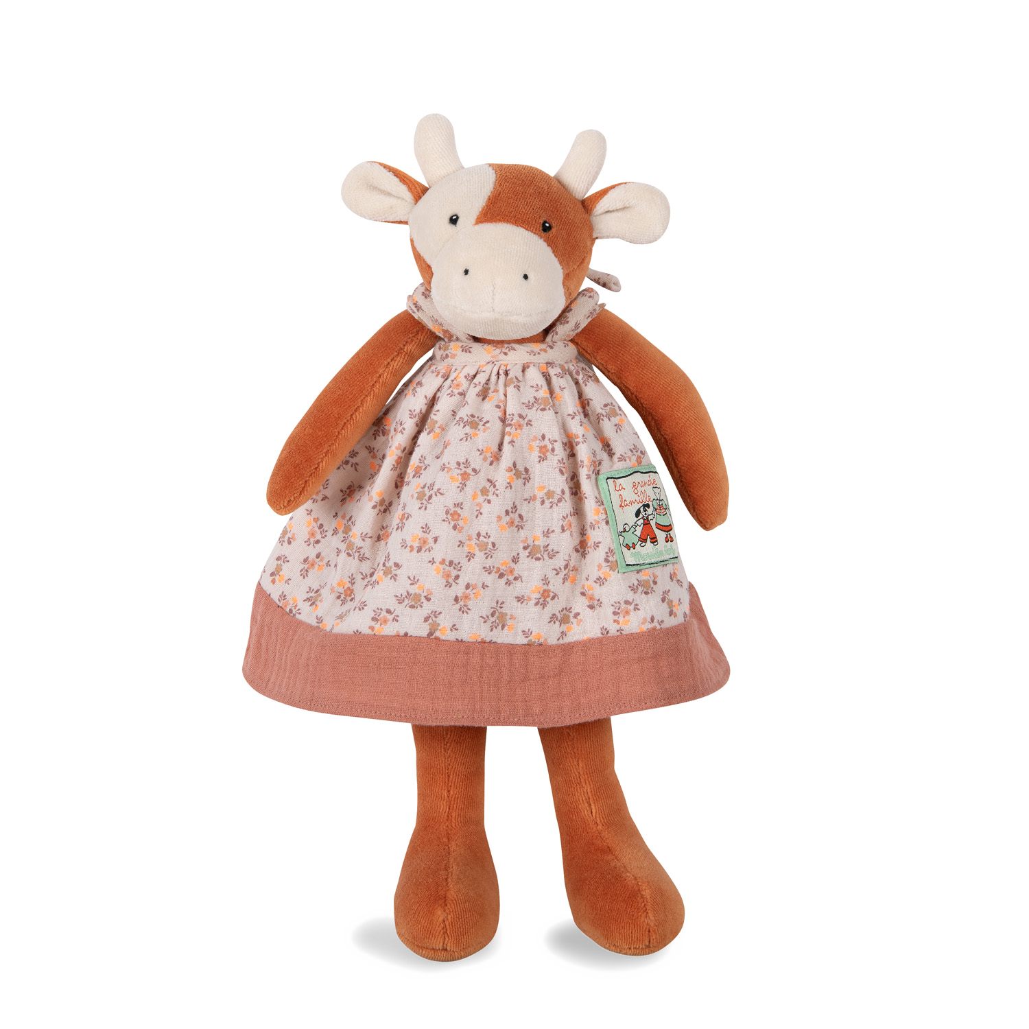 Peluche Charlotte la vache Les Petits Freres La Grande Famille Moulin Roty