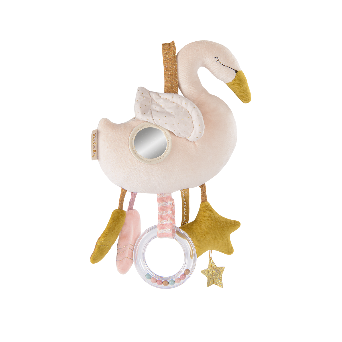 Peluche d'activités à suspendre Cygne La petite école de danse Moulin Roty