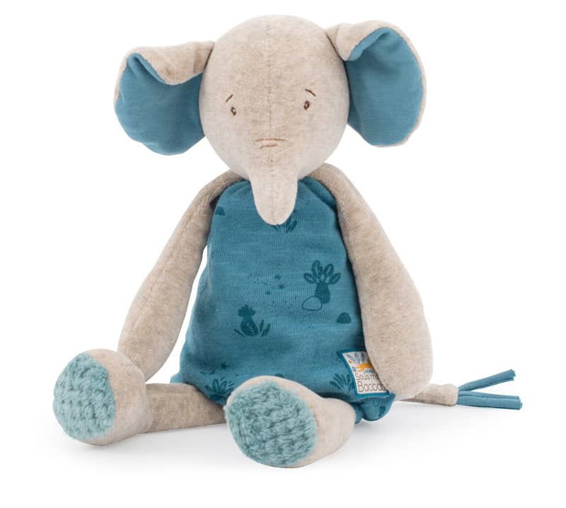 Peluche Elephant Bergamote Sous mon baobab Moulin Roty
