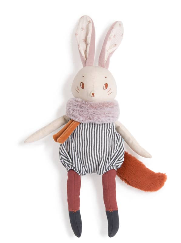 Peluche Grand lapin Plume Apres la pluie Moulin Roty