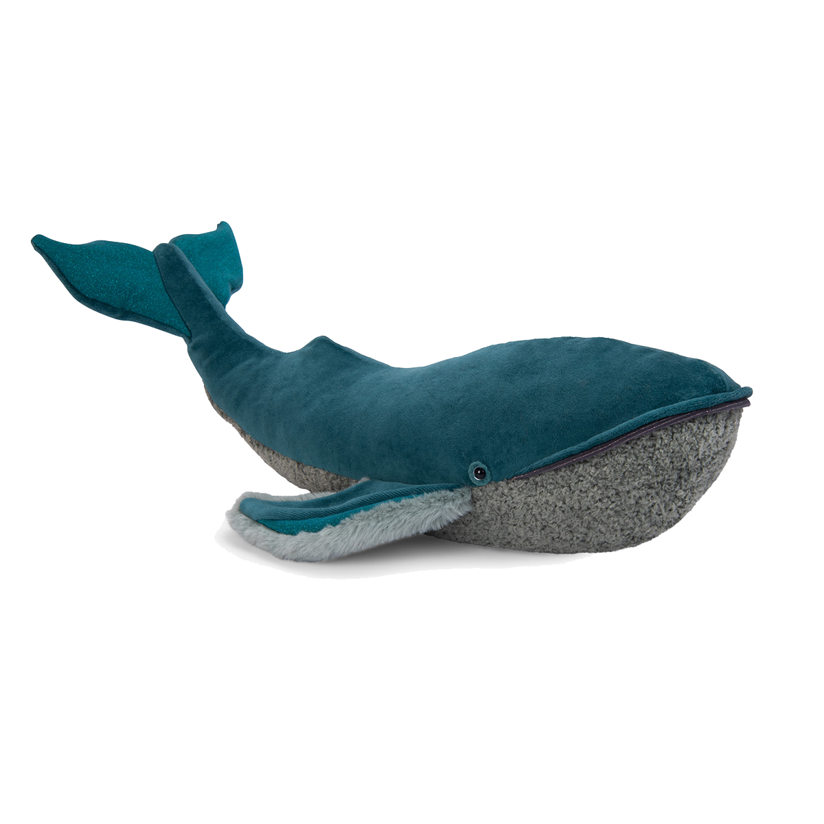 Peluche Grande baleine a bosse Tout autour du monde Moulin Roty