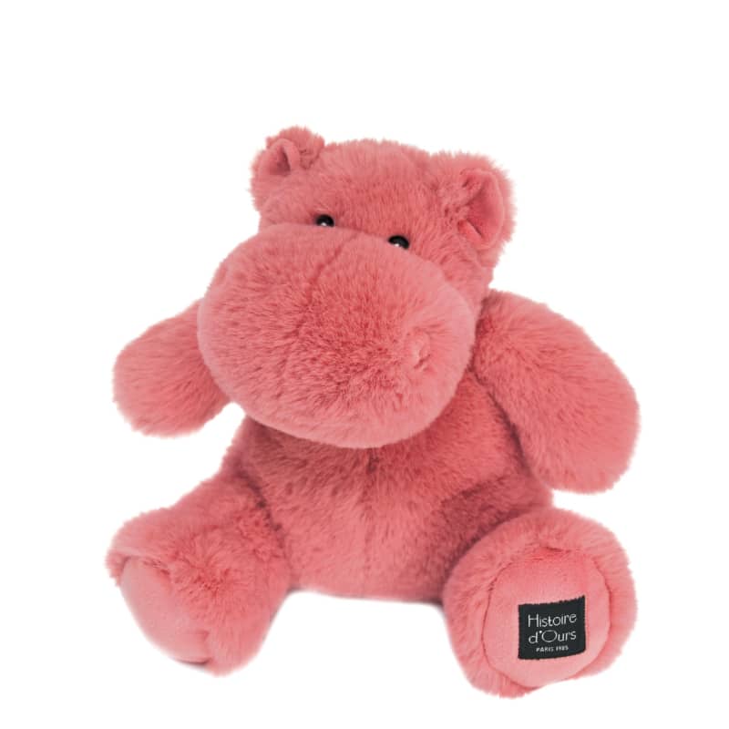 Peluche Hippopotame 25cm terracotta Histoire d'Ours