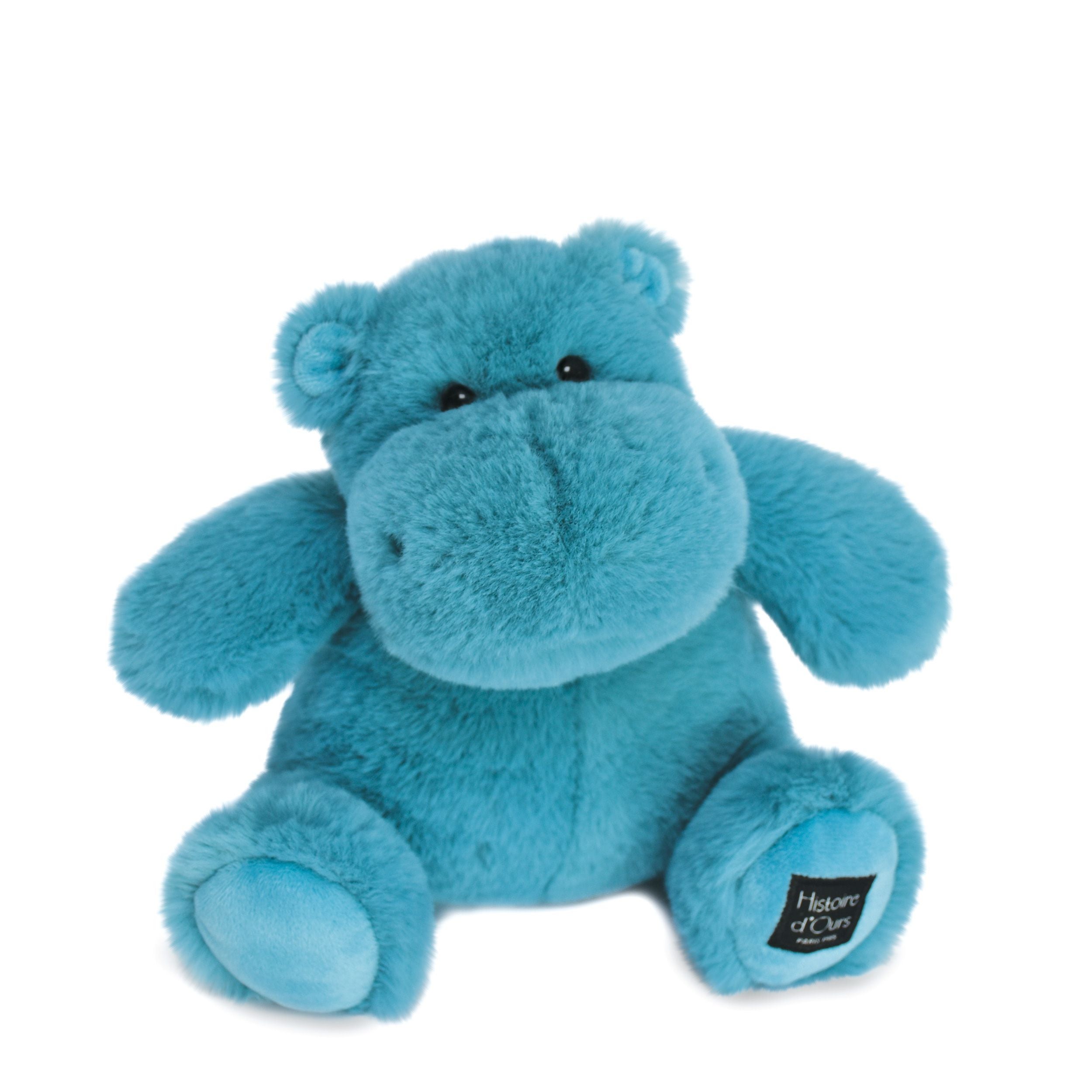 Peluche Hippopotame 25cm vert emeraude Histoire d'Ours