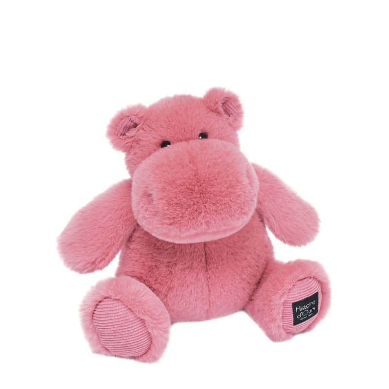 Peluche Hippopotame rose 25cm lait grenadine Histoire d'Ours