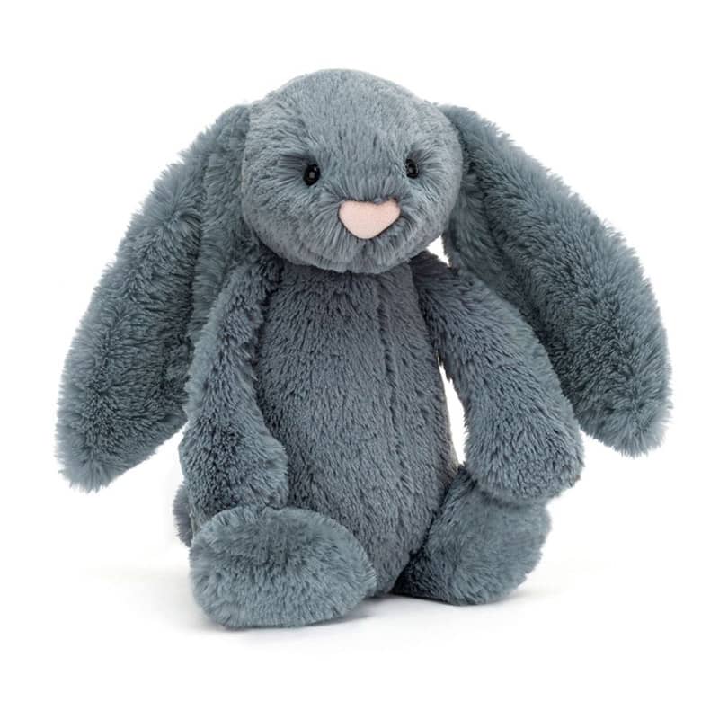 Peluche lapin Bashful bleu 31 cm Jellycat