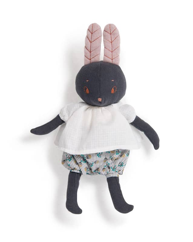 Peluche lapin Lune Apres la pluie Moulin Roty
