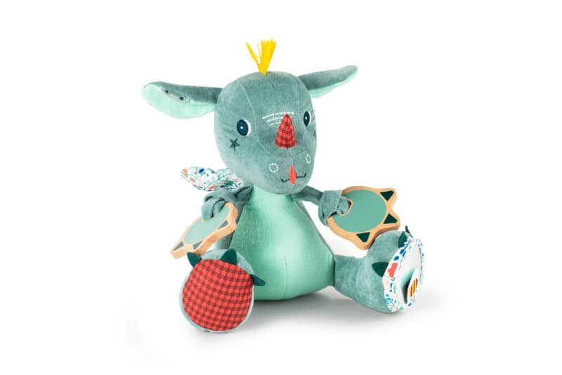 Peluche multiactivites Joe le dragon Lilliputiens