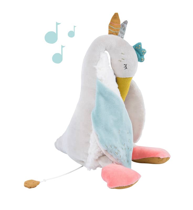Peluche musicale oie Le Voyage d'Olga Moulin Roty