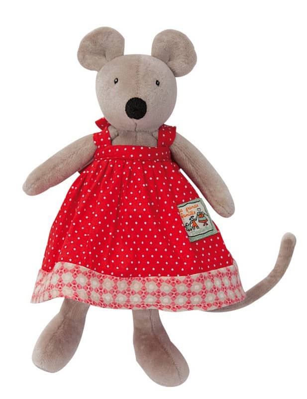 Peluche Nini la souris Les ToutPetits La Grande Famille Moulin Roty 