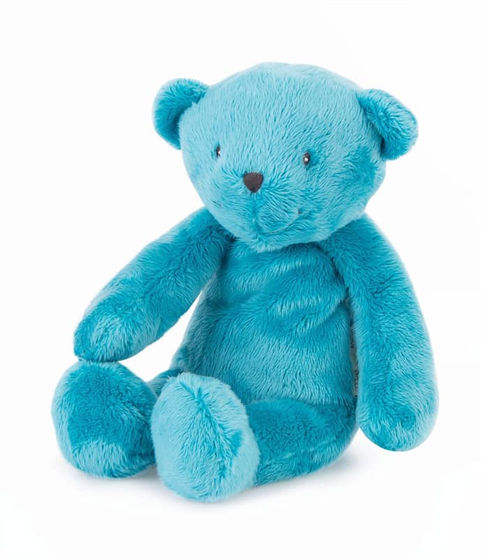 Peluche Ours bleu 30 cm Les P'tits Doudous de l'hopital Moulin Roty