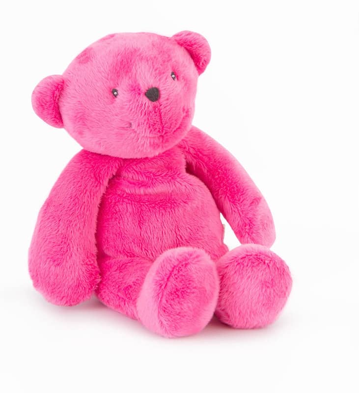 Peluche Ours rose 30 cm Les P'tits Doudous de l'hopital Moulin Roty