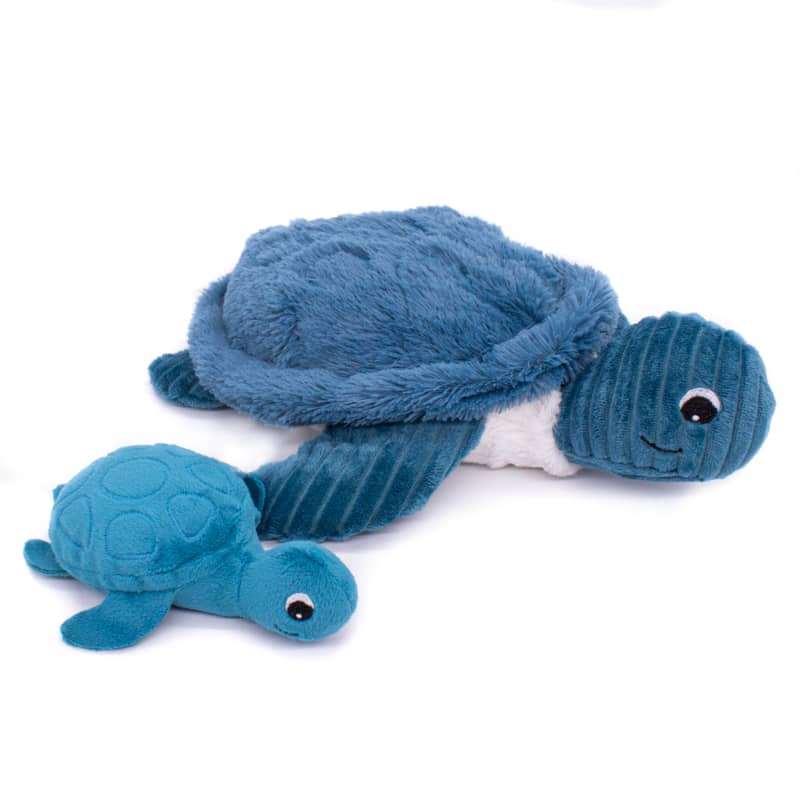 Peluche Tortue bleue mamanbebe Les Ptipotos Les Deglingos