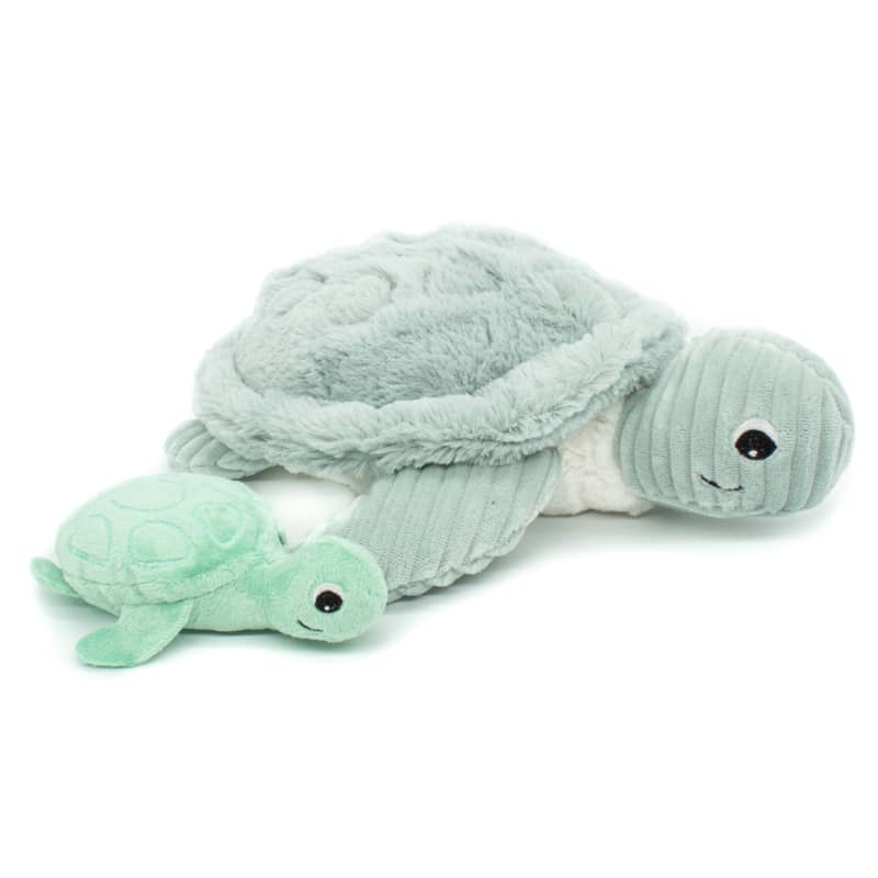 Peluche Tortue vert menthe mamanbebe Les Ptipotos Les Deglingos