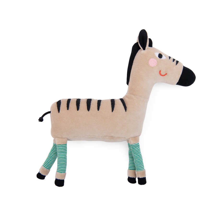 Petite peluche Zebre Les Toupitis Moulin Roty