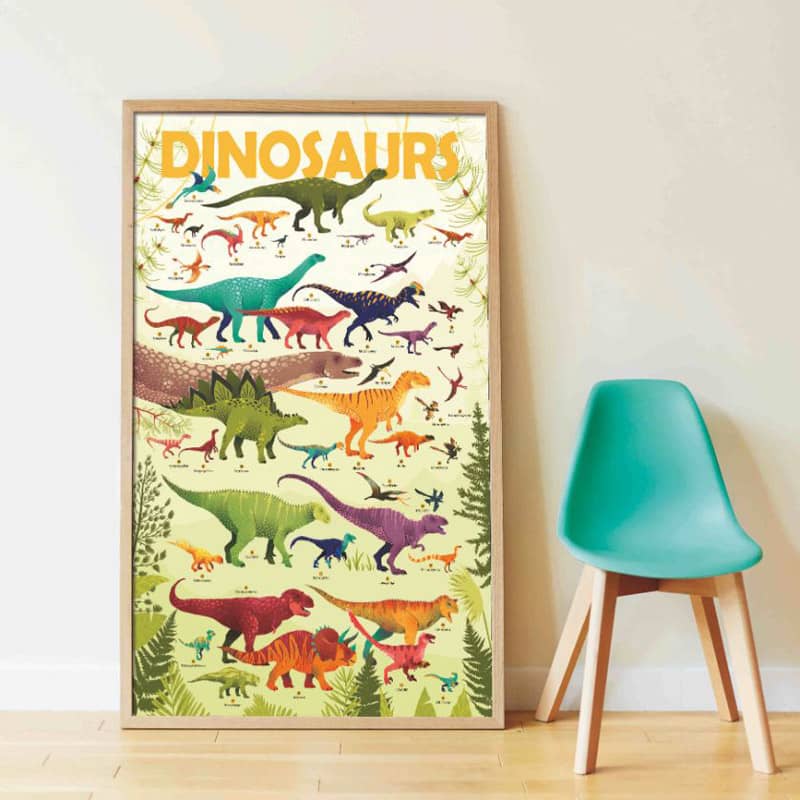 Poster et stickers Dinosaures Poppik