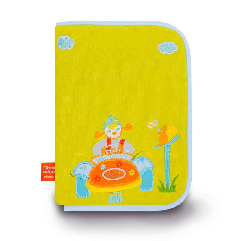 Protege carnet de sante Chien Tacot L'Oiseau Bateau