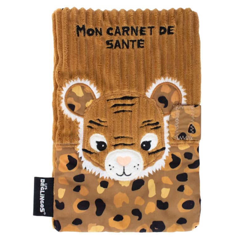 Protege carnet de sante Speculos le tigre Les Deglingos