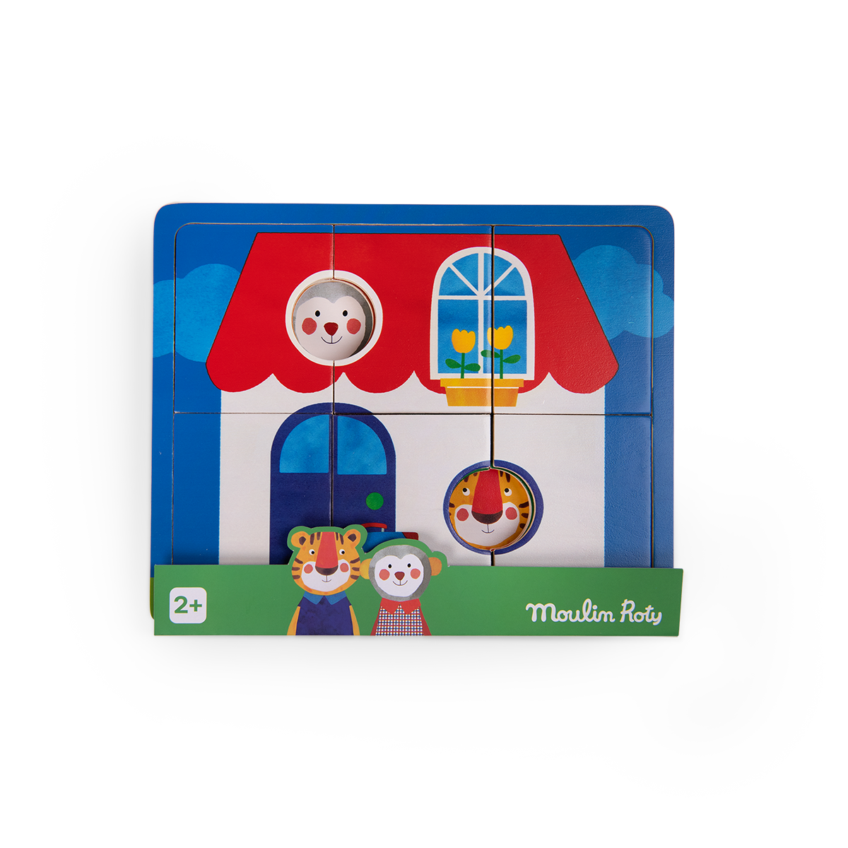 Puzzle a 3 etages Les Popipop Moulin Roty