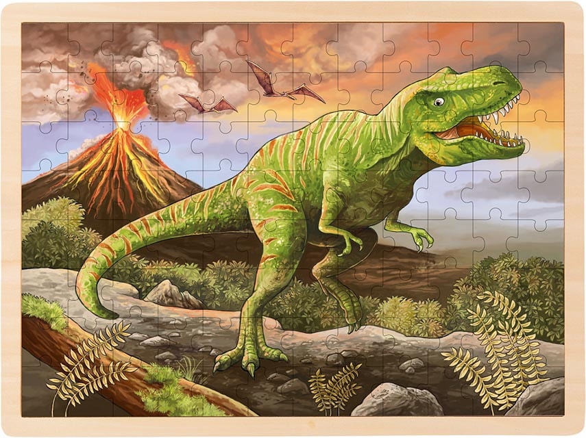 Puzzle en bois Trex 96 pieces Goki