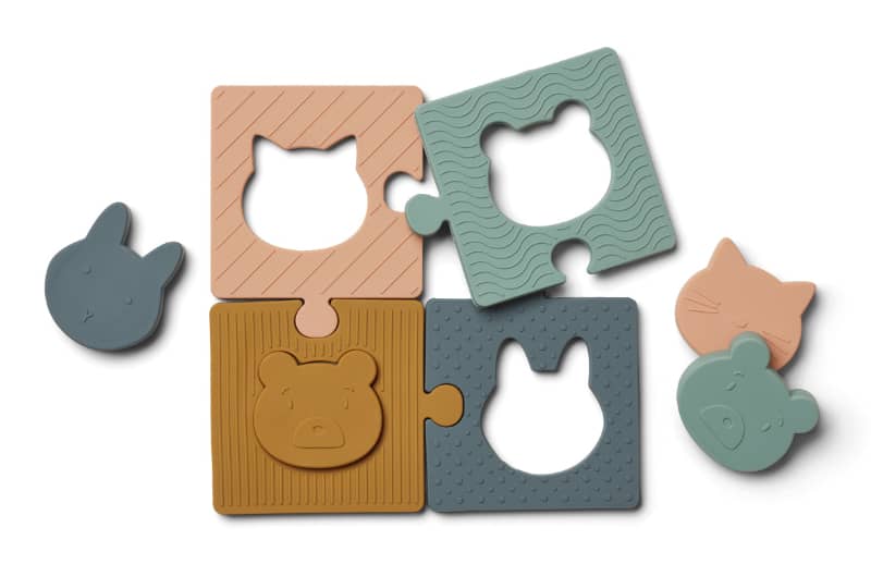 Puzzle en silicone Bodil Multi mix Liewood