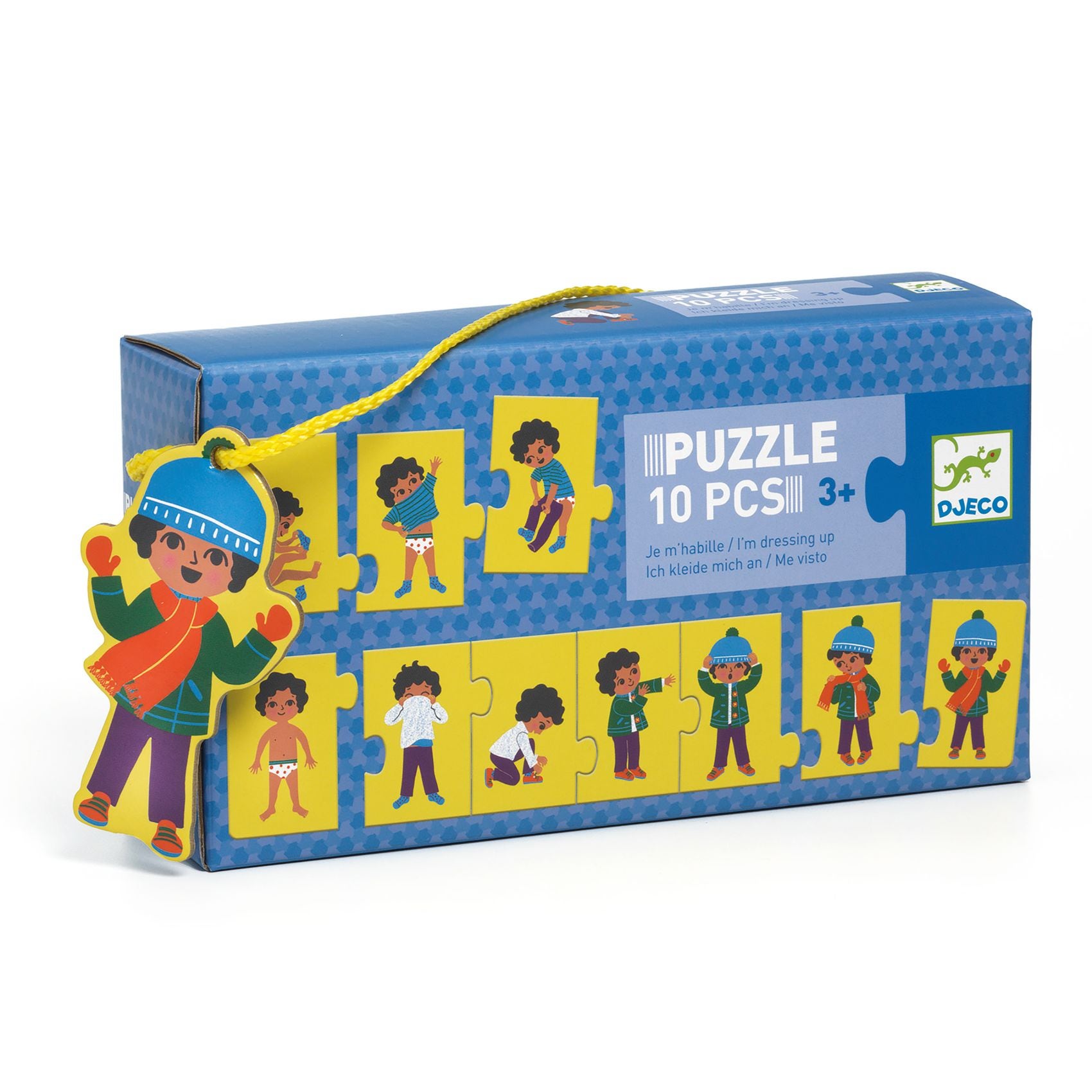 Puzzle frise Je m'habille 10 pcs Djeco