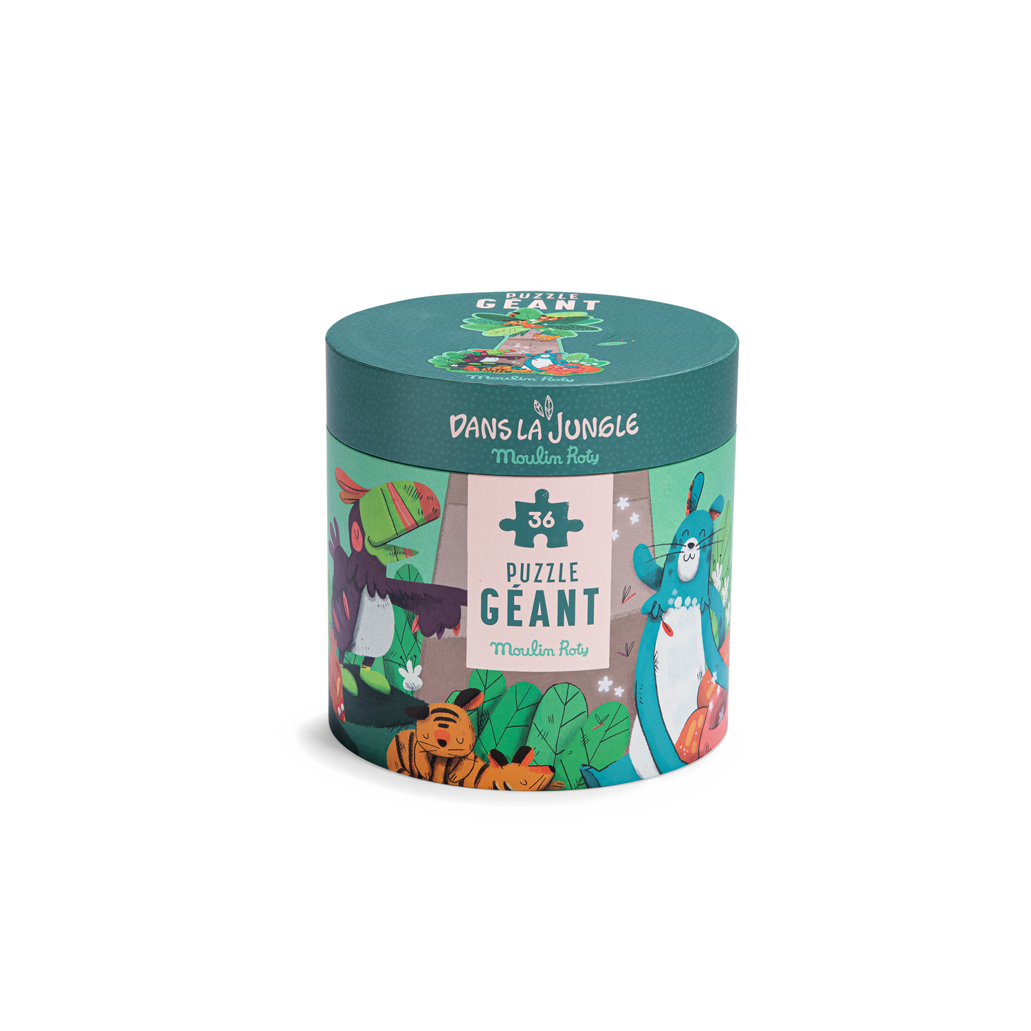 Puzzle geant Palmier 36 pcs Dans la jungle Moulin Roty