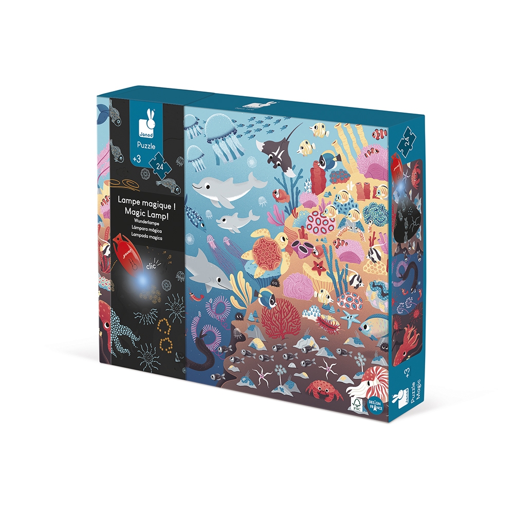 Puzzle Magique l'ocean 24 pieces Janod 