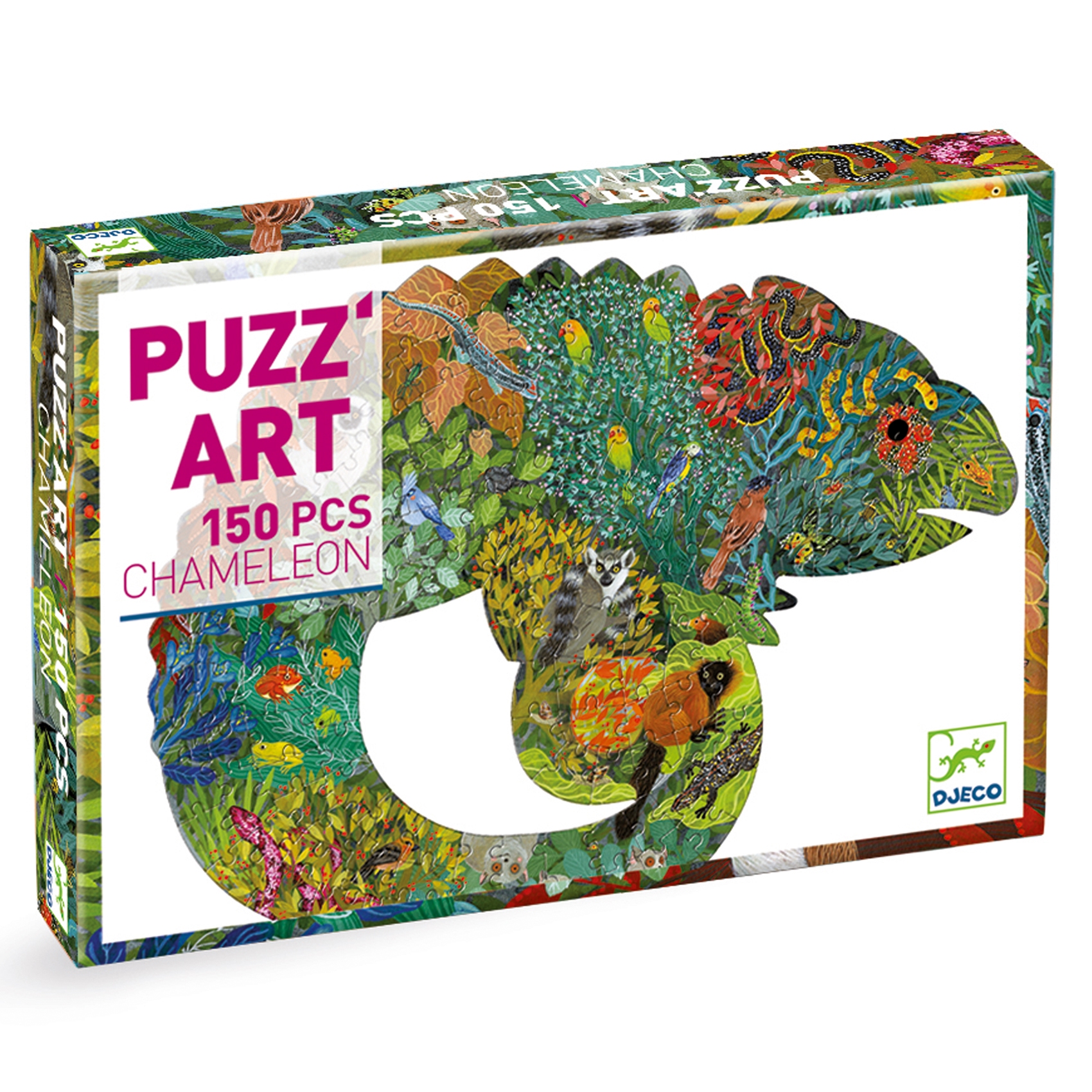 Puzzle Puzz'Art Chameleon 150 pcs Djeco