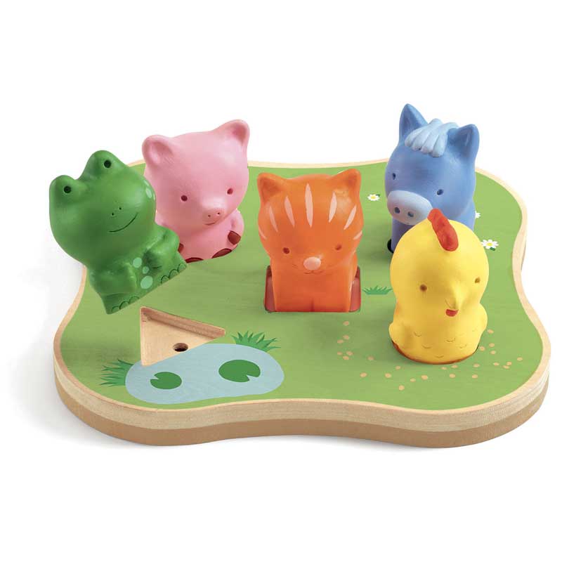 Puzzle sonore en bois Caconimo Djeco