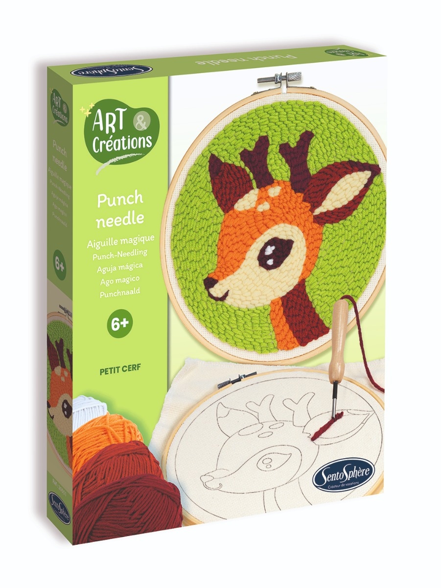 Punch needle Petit cerf Sentosphère