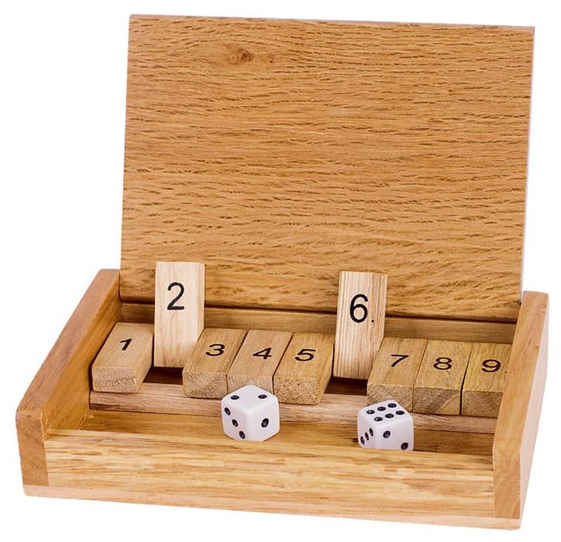 Shut the box de voyage Goki