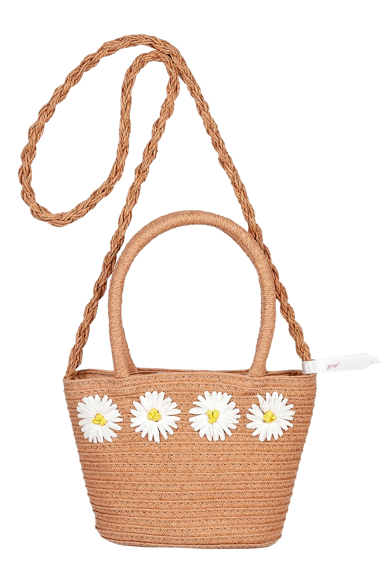 Sac panier Lidia Fleurs blanches Souza