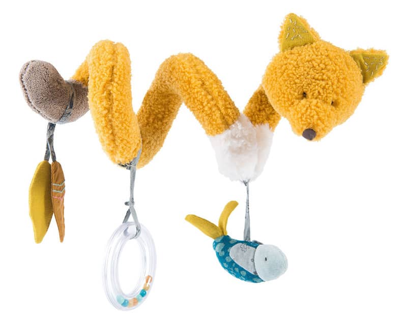 Spirale d'activites Chaussette le renard Le Voyage d'Olga Moulin Roty