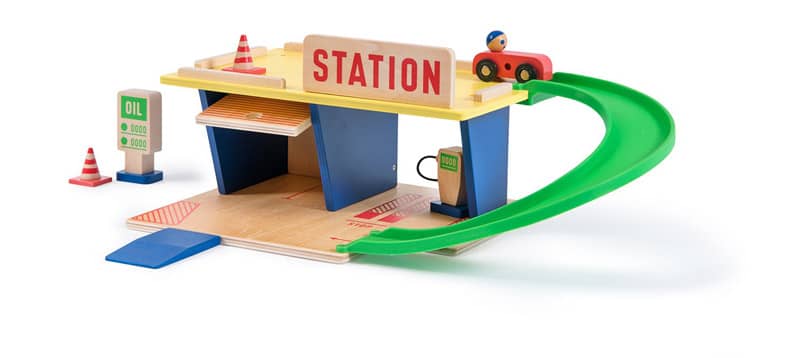 Station Essence Dans la ville Moulin Roty