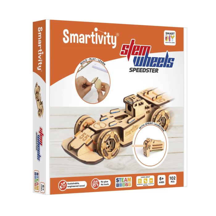 Voiture de course avec lanceur Smartivity