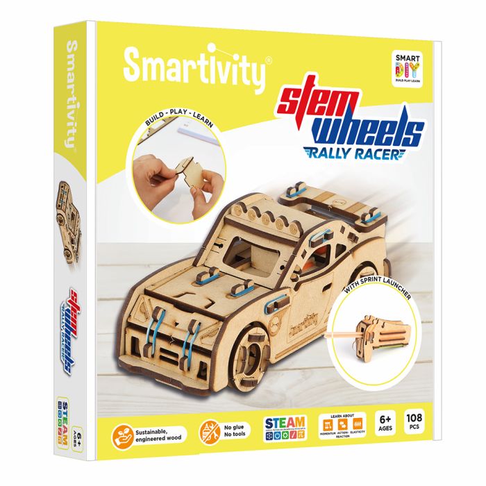 Voiture de rally avec lanceur Smartivity