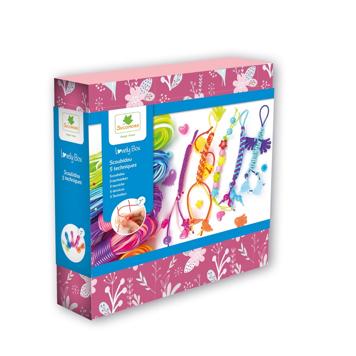 Coffret 5 techniques de Scoubidou Sycomore