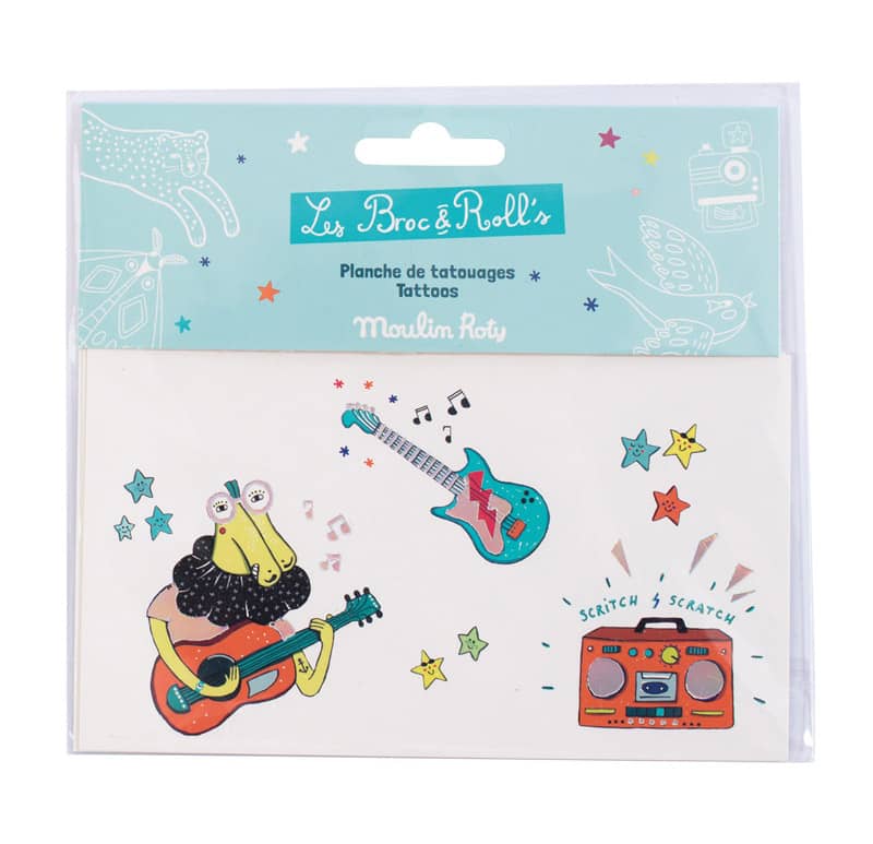 Tatouages musique Les Broc'  Rolls Moulin Roty