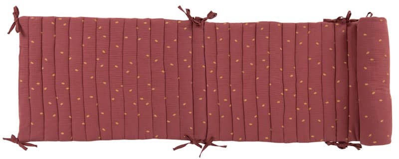 Tour de lit terracotta Après la pluie Moulin Roty