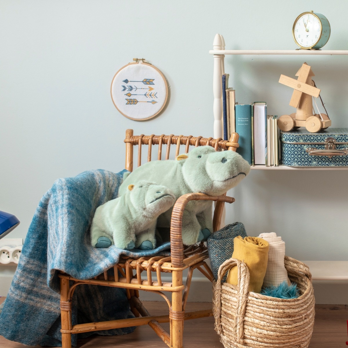 Grand hippopotame Tout autour du monde Moulin Roty