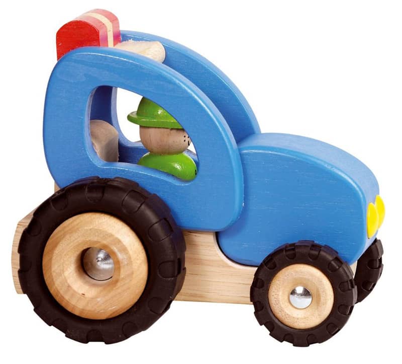 Tracteur en bois Goki
